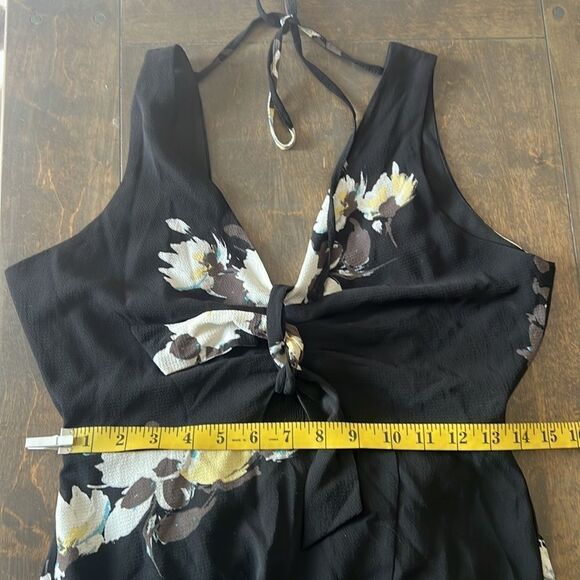 Candies Sexy Floral Maxi Front Tye With Front Slit Dress - Picture 10 of 12